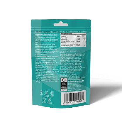 ASHWAGANDHA + POUCH - MAGNESIUM & REISHI MUSHROOM Nak Health and Beauty