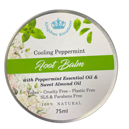 Foot Balm with Cooling Peppermint - 100% Natural Nak Health and Beauty