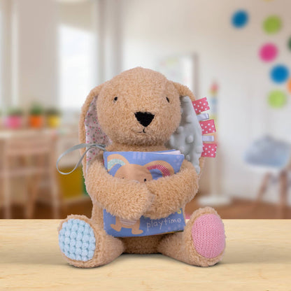 Snuggables Medium Plush Rabbit with Cloth Book Nak Health and Beauty