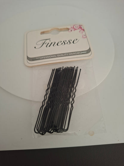 Finesse Waved HairPins Black Nak Health and Beauty
