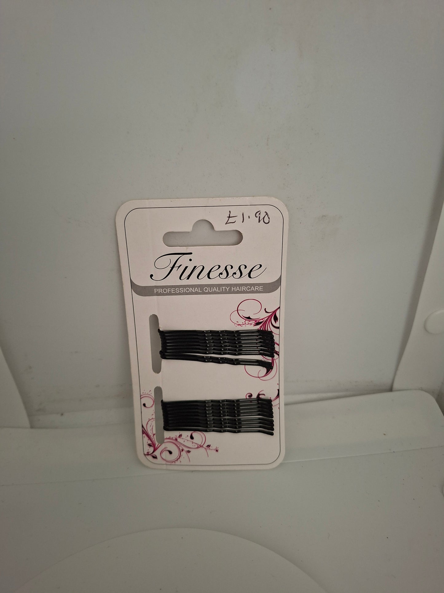 Finesse 18 Black Hair Grip 4.8cm