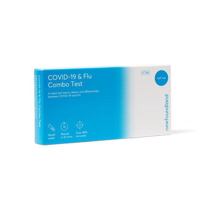 NEWFOUNDLAND COVID & FLU COMBO HOME TEST Nak Health and Beauty