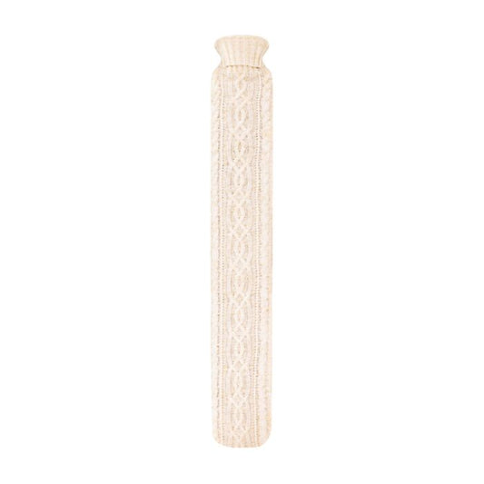 THWBS Classic Long Hot Water Bottle - Cream & Gold Nak Health and Beauty