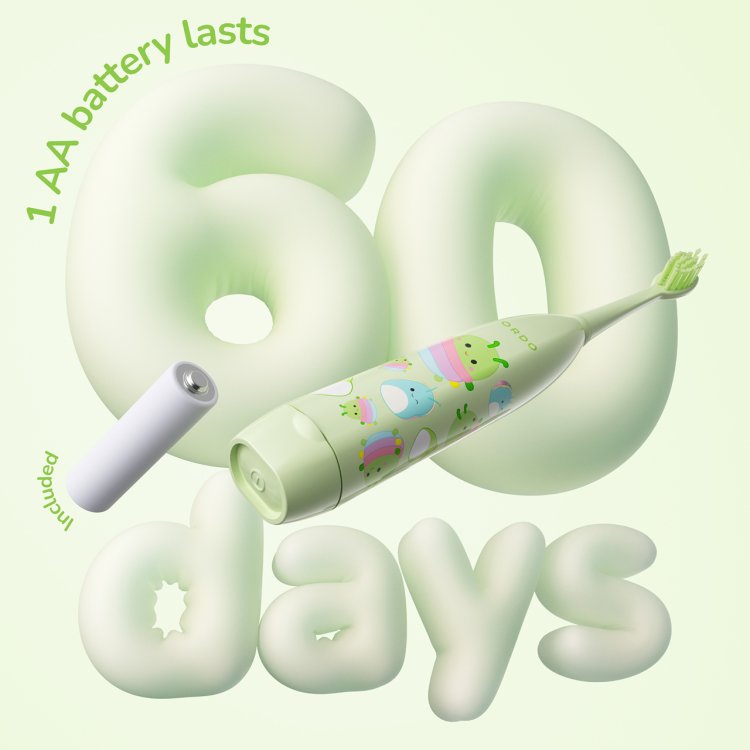 ORDO KIDS BATTERY TOOTHBRUSH SQMW 3 Nak Health and Beauty
