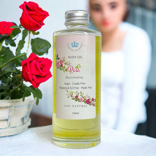Bath/Massage Body Oil Rose -100% Natural Nak Health and Beauty