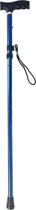 Life Healthcare Walking Stick Folding/Adjustable - Blue Nak Health and Beauty