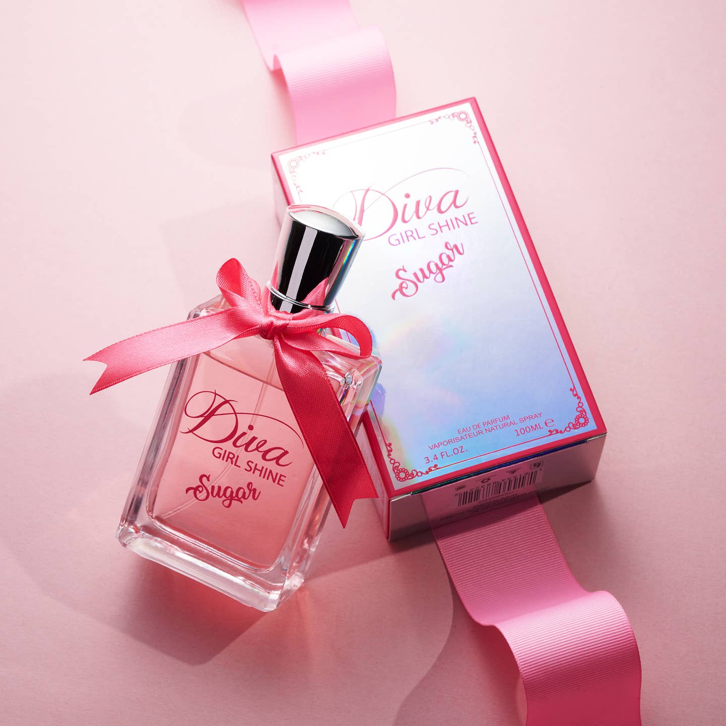 Diva Girl Shine 3.4oz Perfume Spray Gift Set, Body Mis - Nak Health and Beauty