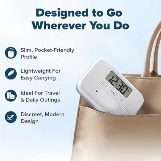 Life Pill Box With Timed Alarm Nak Health and Beauty