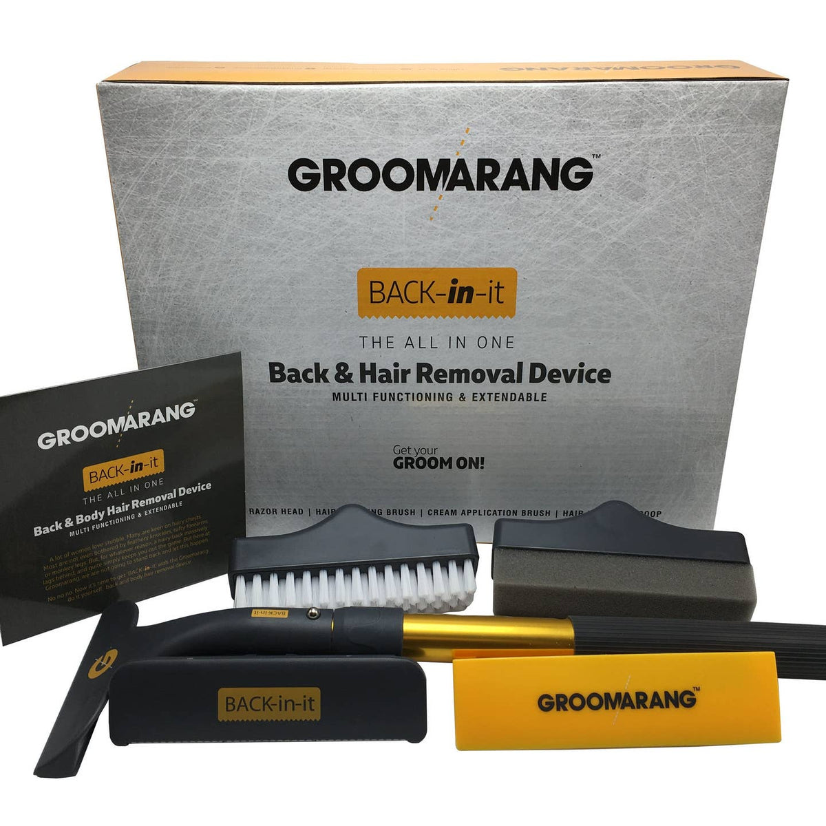 Groomarang 'back in It' Back and Body Hair Removal Device- Back Shaver Nak Health and Beauty