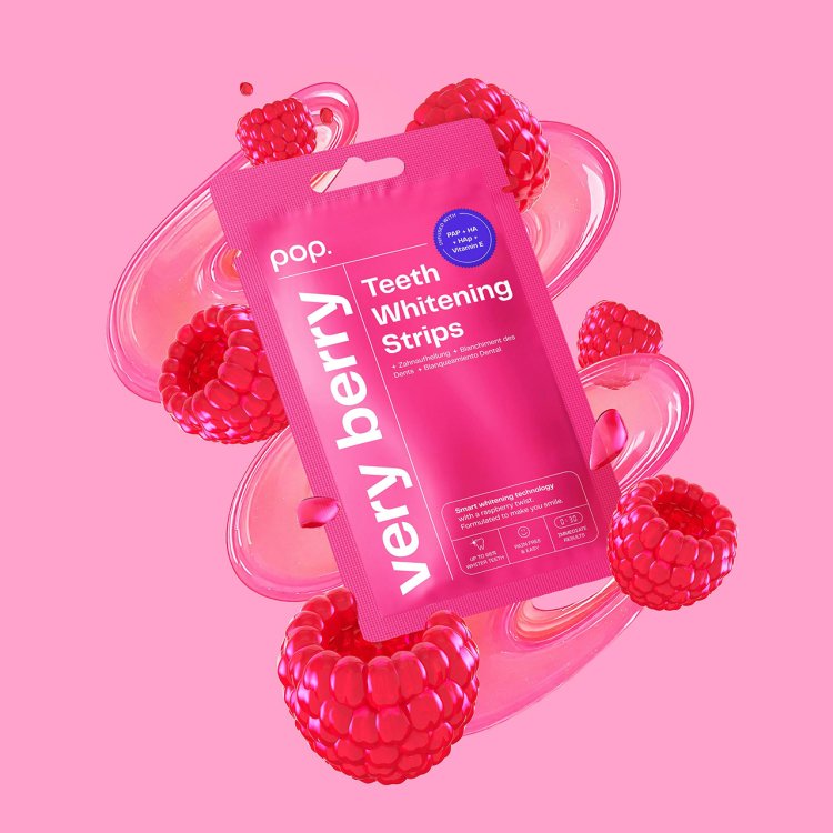 POP WHITENING STRIPS VERT BERRY Nak Health and Beauty