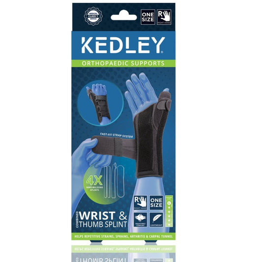 Kedley Wrist & Thumb  Splint Right Nak Health and Beauty