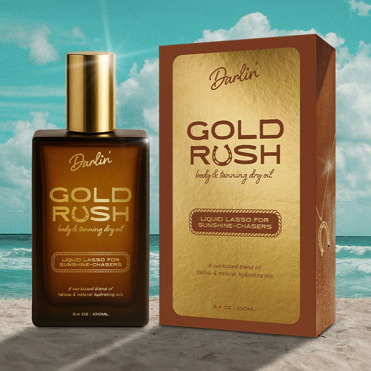 Gold Rush Body Oil – Tropical Coconut Vanilla Scented Nak Health and Beauty