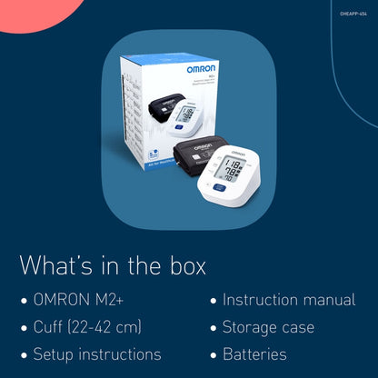 OMRON M2+ UPPER ARM BLOOD PRESSURE MONITOR Nak Health and Beauty