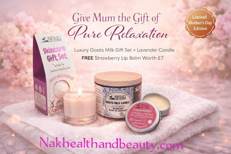 Comfort Pamper Gift Set(skincare gift set,candle free lip balm) Nak Health and Beauty