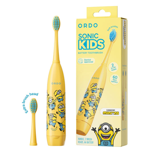 SONIC KIDS BATTERY TOOTHBRUSH MINION YELLOW Nak Health and Beauty