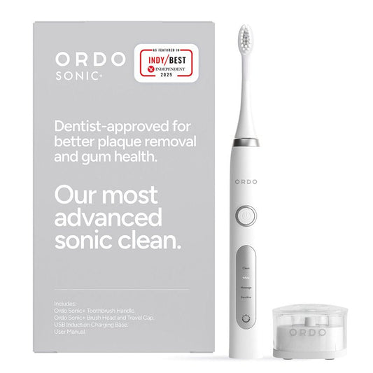 Ordo Sonic+ ELECTRIC TOOTHBRUSH WHITE SILVER Nak-Health-&-Beauty-