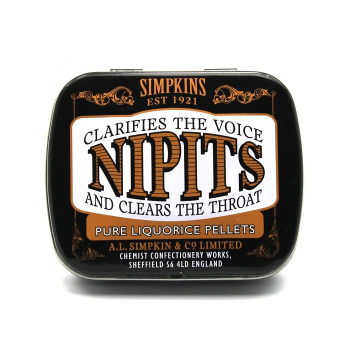 6 x Simpkins Nippits Plain Liquorice Pellets Nak Health and Beauty