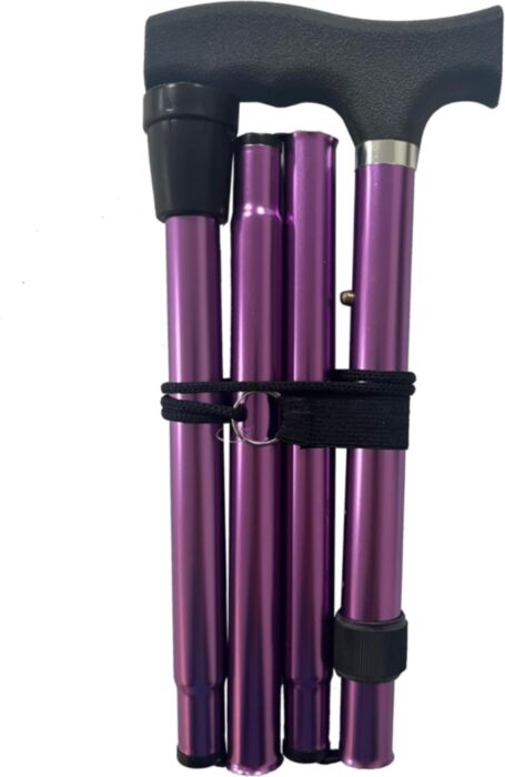 Life Healthcare Walking Stick Folding/Adjustable- Purple Nak Health and Beauty