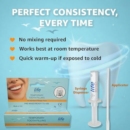 Life Healthcare: Temporary Tooth Filling Nak Health and Beauty