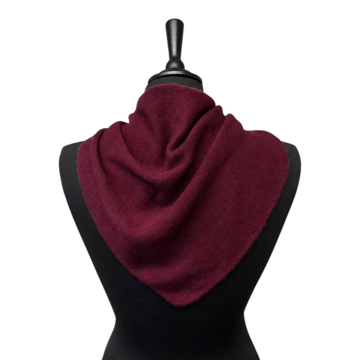 Jess & Lou Burgundy Triangle Scarf KS124 Nak Health and Beauty