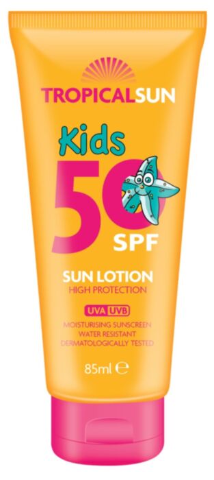 *New* Aloha Tropical Sun SPF 50 KIDS Lotion 85ml Nak Health and Beauty
