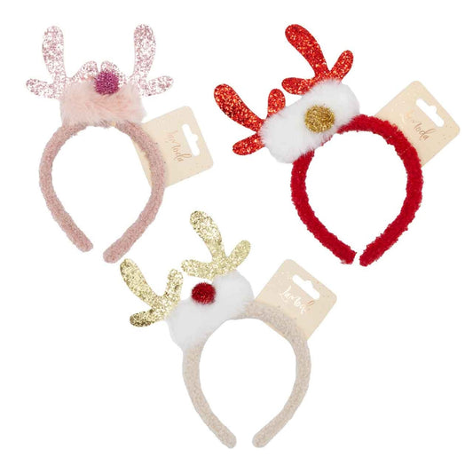 BOUCLE REINDEER HEADBAND Nak Health and Beauty