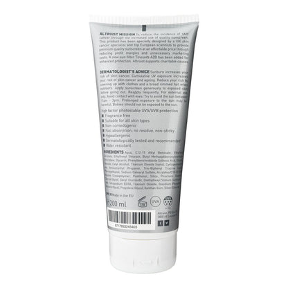 ALTRUIST SPF30 CREAM 200ml Nak Health and Beauty
