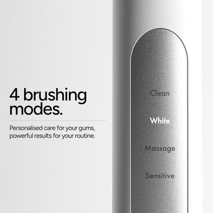 Ordo Sonic+ ELECTRIC TOOTHBRUSH WHITE SILVER Nak-Health-&-Beauty-