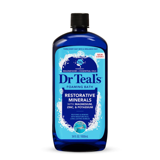DR TEAL'S FOAMING BATH - RESTORATIVE MINERALS Nak Health and Beauty