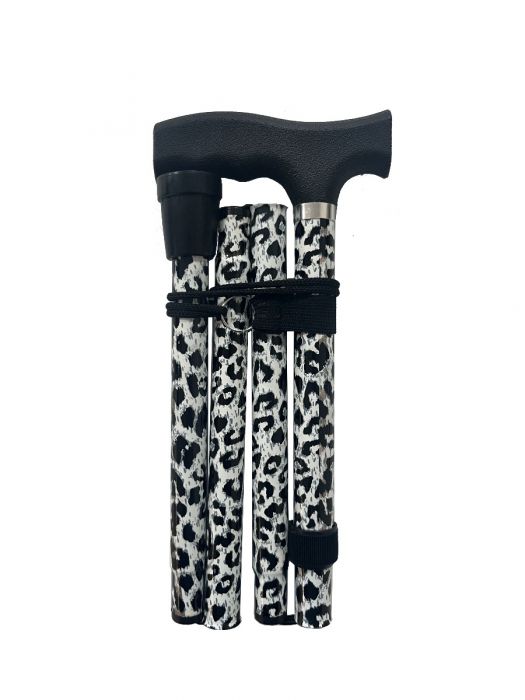 Life Healthcare Black Leopard Walking Stick Nak-Health-&-Beauty-