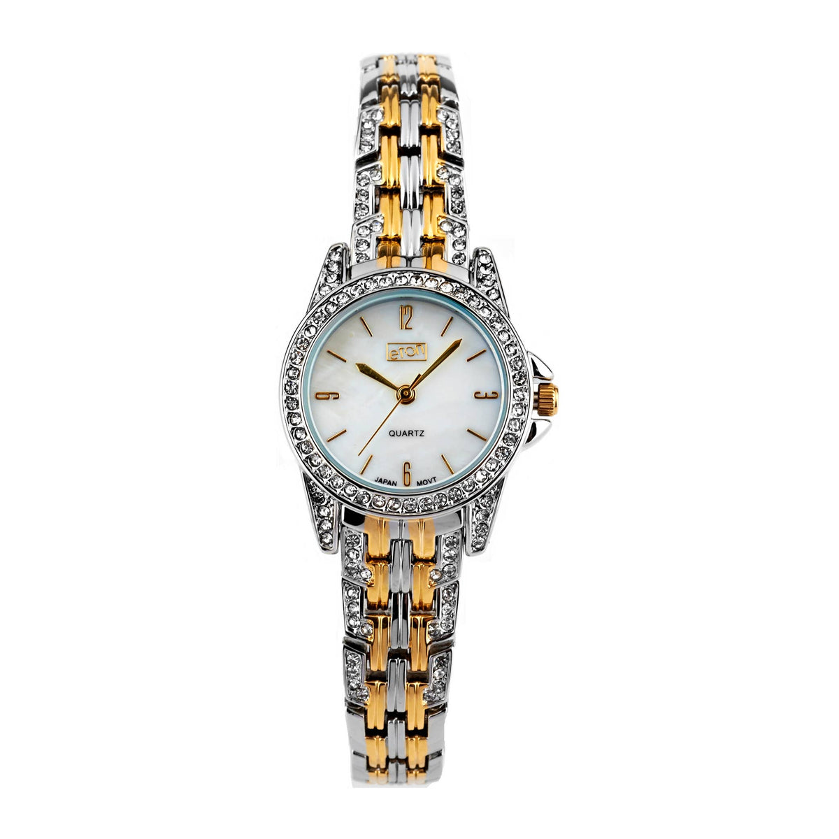 Women's Elegant Two-Tone Evening Watch Nak Health and Beauty