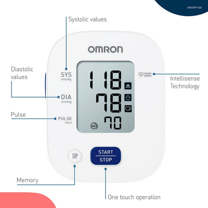 OMRON M2+ UPPER ARM BLOOD PRESSURE MONITOR Nak Health and Beauty