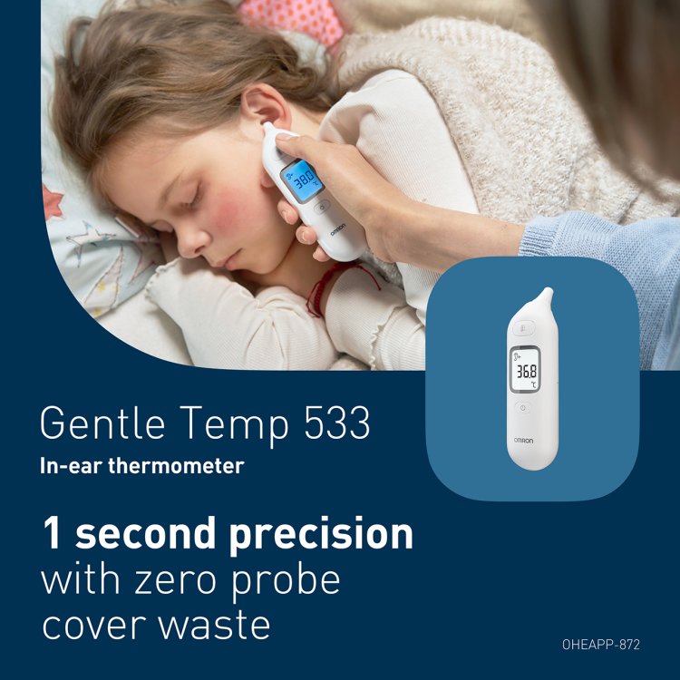 OMRON GENTLE TEMP 533 THERMOMETER Nak Health and Beauty