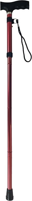 Life Healthcare Walking Stick Folding/Adjustable - Red Nak Health and Beauty