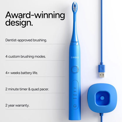 ORDO ARCTIC BLUE SONIC+ ELECTRIC TOOTHBRUSH Nak Health and Beauty