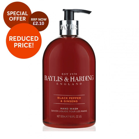 3x BLACK PEPPER GINSENG HAND WASH