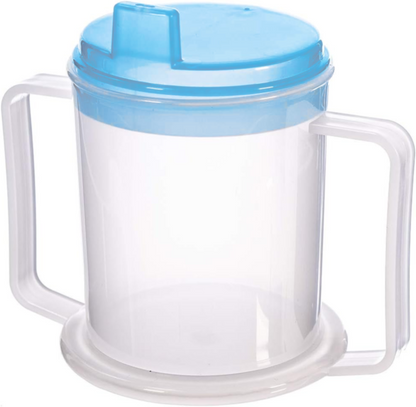 Life Healthcare Plastic Caring Mug With 2 Lids **BEST-SELLER** Nak Health and Beauty