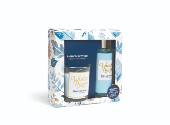 Winter Charm Candle And Bath Giftset Nak Health and Beauty