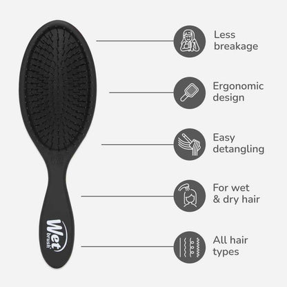 WETBRUSH ORIGINAL DETANGLER FROST BLACK Nak Health and Beauty