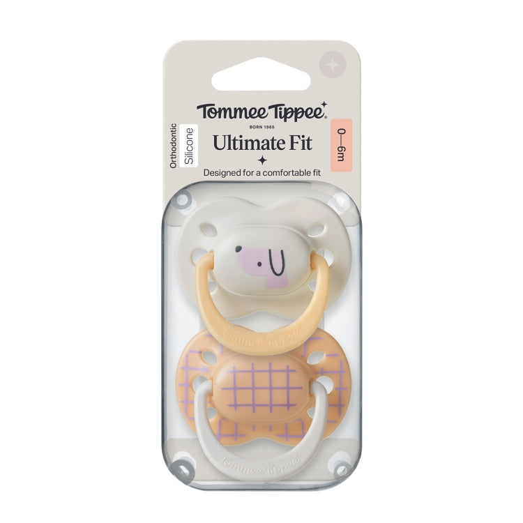 2X 0-6M ULTIMATE FIT SOOTHER GIRL DECORATED Nak Health and Beauty