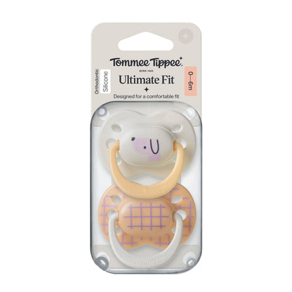 2X 0-6M ULTIMATE FIT SOOTHER GIRL DECORATED Nak Health and Beauty