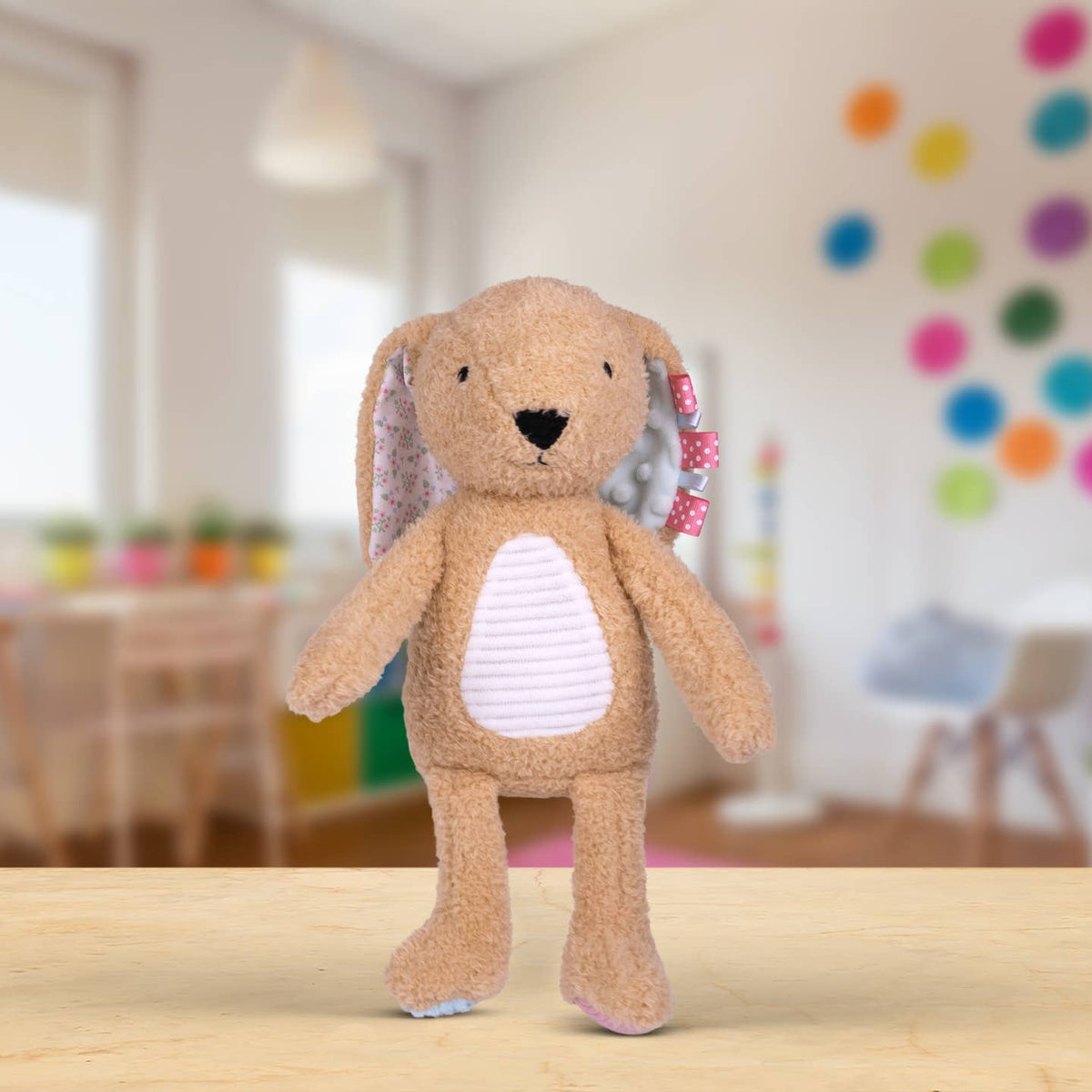 Snuggables Medium Plush Rabbit with Cloth Book Nak Health and Beauty