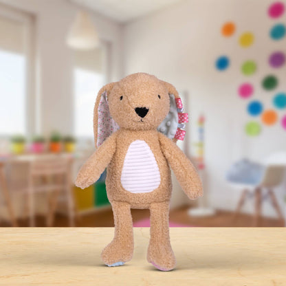 Snuggables Medium Plush Rabbit with Cloth Book Nak Health and Beauty
