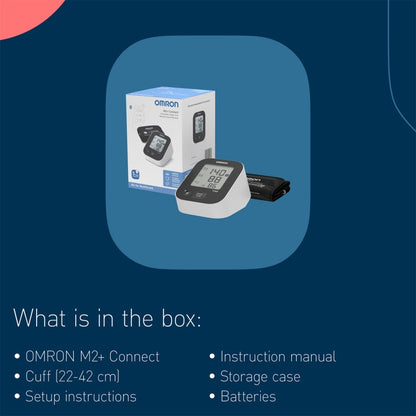 OMRON M2+ CONNECT UPPER ARM BLOOD PRESSURE MONITOR Nak Health and Beauty
