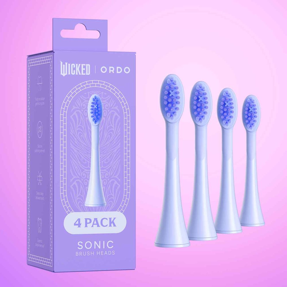 ORDO SONIC BRUSH HEADS WICKED GLINDA LITE 4PK Nak Health and Beauty