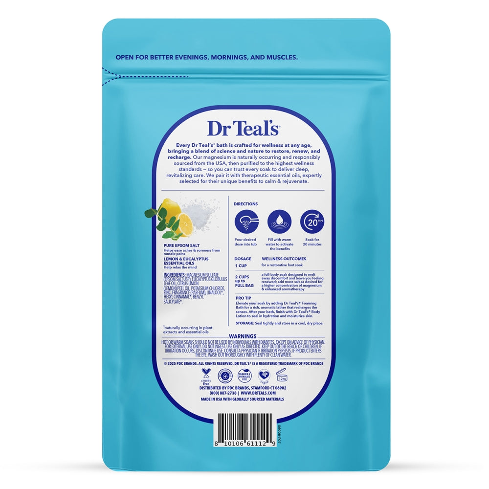 DR TEAL'S EPSOM SALT - RESTORATIVE MINERALS Nak Health and Beauty