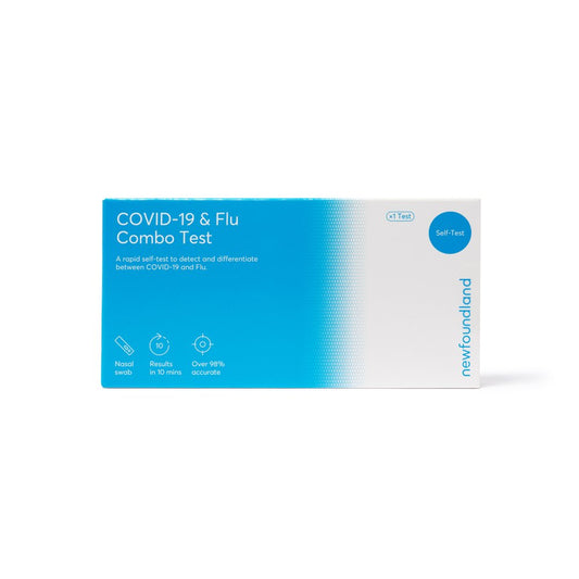 NEWFOUNDLAND COVID & FLU COMBO HOME TEST Nak Health and Beauty