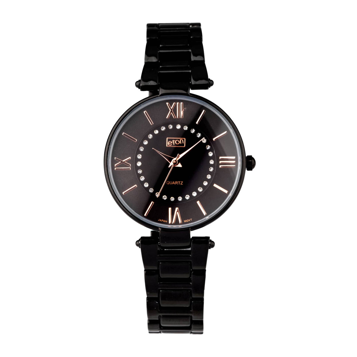 Elegant Women's Wrist Watch with Inner Diamante Dial Nak Health and Beauty