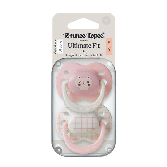 2X 0-6M ULTIMATE FIT SOOTHER GIRL DECORATED Nak Health and Beauty