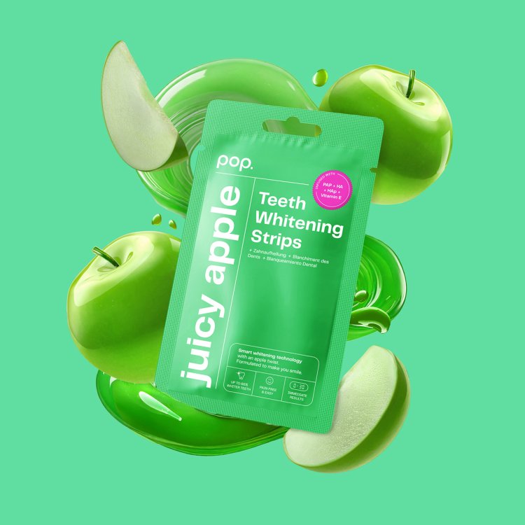 POP WHITENING STRIPS JUICY APPLE Nak Health and Beauty